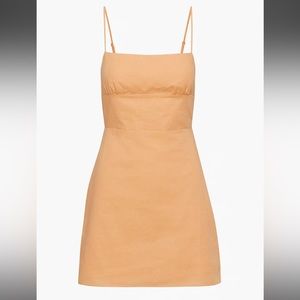 Aritzia Sunday Best Quaint Linen Dress